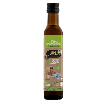 Olej Lniany 500 ml Bio Big Nature