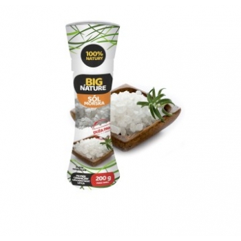 Młynek z Solą Morską Grubą 200 g Big Nature
