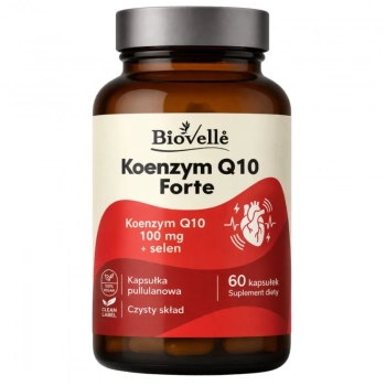 Koenzym Q10 Forte z Selenem 60kaps Biovelle