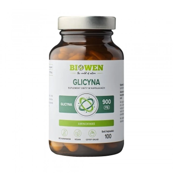 Glicyna 900 mg 100 kaps Biowen