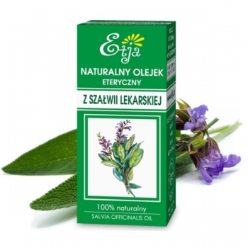 Olejek eteryczny z szałwii lekarskiej 10 ml Etja