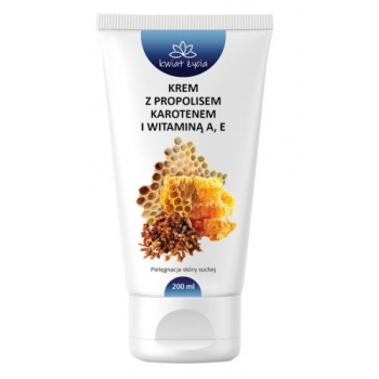 Krem z Propolisem Karotenem Wit AE 200ml Kwiat Życia