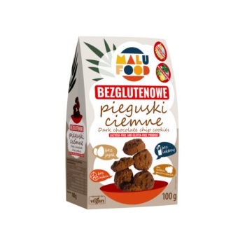 Ciastka Pieguski ciemne B/GCL 100 g Malu Food