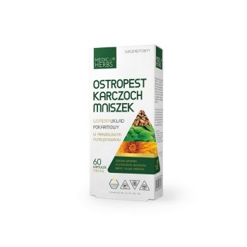 Ostropest, Karczoch, Mniszek 60 kaps Medica Herbs