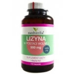 Lizyna 500 mg 100 kaps Medverita