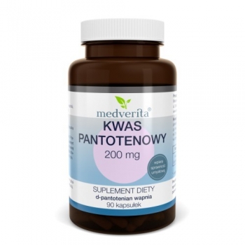 Kwas Pantotenowy B5 200 mg Medverita