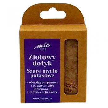Szare mydło potasowe z wierzbą purpurową 125 g Miabox