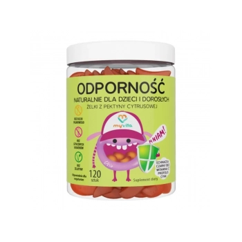 Żelki Naturalne Odporność 120 żelek Myvita