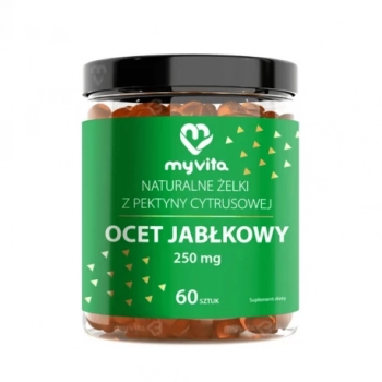 Żelki Naturalne z Octem Jabłkowym 60 żelek Myvita