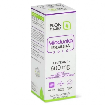 Miodunka Lekarska ekstrakt 20:1 100 ml Plon Pharm