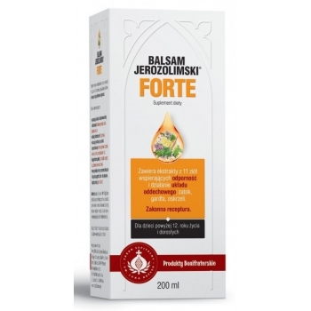 Balsam Jeozolimski Forte 200 ml Produkty Bonifraterskie