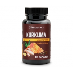 Kurkuma Piperyna Resweratrol Imbir i Kwercetyna 60 kaps Skoczylas