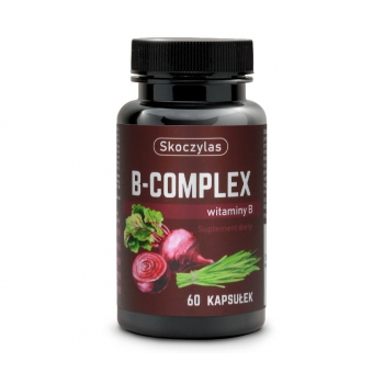 B-Complex z Ekstraktem Buraka i Młodego Jęczmienia 60 kaps Skoczylas