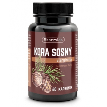Kora Sosny z L-Argininą 60 kaps Skoczylas