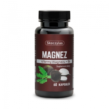 Magnez 4 Formy z Czarną Rzepą 60 kaps Skoczylas