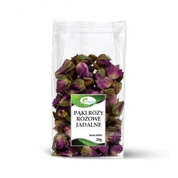 Jadalne Różowe Pąki Róży 20 g Vitafarm