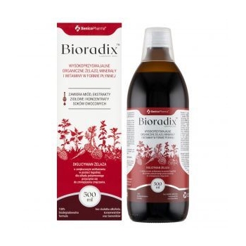 Bioradix Organiczne Żelazo 500 ml Xenico