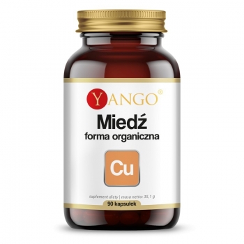 Miedź Organiczna Cu 90 kaps Yango