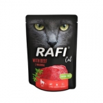 Mokra karma Wołowina 300 g 1 sasz Rafi Cat