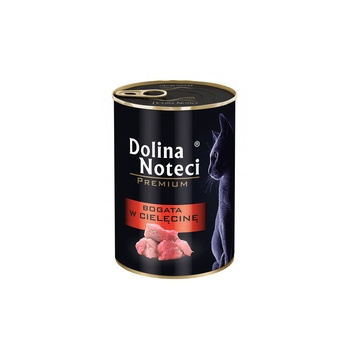 Karma mokra Cielęcina 400 g 1 puszka Dolina Noteci