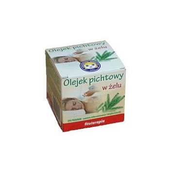 Zdjęcie przedstawia opakowanie olejku pichtowego Gorvita